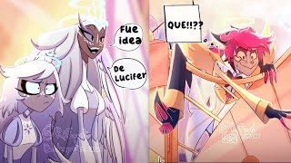 ALASTOR VA AL CIELO Cómic Hazbin hotel PT 3 [upl. by Yona618]