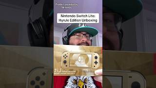 Nintendo Switch Lite Hyrule Edition Unboxing [upl. by Notyalk]