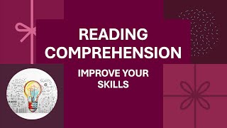 GRE Reading Comprehension for Beginners  Improve Your GRE Verbal Series [upl. by Downes]