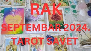 RAK Važno je da završite poglavlje  svaki kraj je nov početak 💖 SEPTEMBAR 2024 TAROT SAVET [upl. by Eittod]