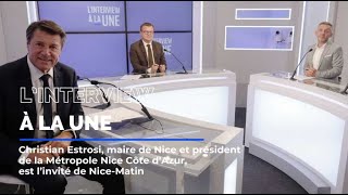 Christian Estrosi Maire de Nice est linvité de LInterview à la une [upl. by Loftus]