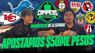 Episodio 22 Pronósticos playin Liga MX y Parlay NFL de 50MIL PESOS [upl. by Ahsikal]