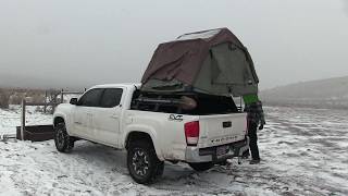 CVT Rooftop Tent Setup and Owner Feedback  2017 Toyota Tacoma SR5 [upl. by Yeloc176]