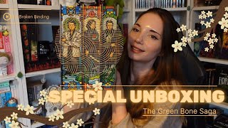 THE GREEN BONE SAGA by Fonda Lee 🐲 The Broken Binding Special ed Unboxing [upl. by Pich907]