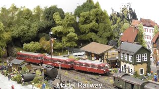 Modellbahn H0 Altbach 1963 in Lingen 2023 auf der Emslandmodellbau [upl. by Nuriel262]