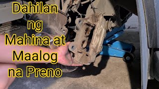 Solusyon sa Mahina at Maalog na Preno o Pedal  Disk Brake Rotor Reface easy lang gawin [upl. by Nahgen]