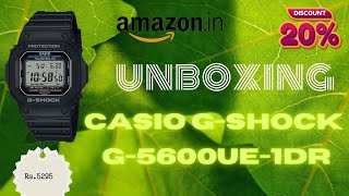 Unboxing Casio GShock WatchG5600UE1DR [upl. by Thun274]