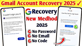 Google Account Recovery  How To Recover Gmail Account without Password  Gmail Account Recovery [upl. by Jeminah]