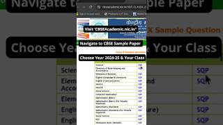 CBSE 10th Board Exam 2025 CBSE Sample Paper 2025 PDF cbse cbseclass10 cbsesamplepaper2025 [upl. by Sitra]