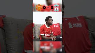 MAN UNITED 03 LIVERPOOL  🇰🇪 Fan Reacts ynwa liverpool [upl. by Jessie]