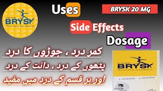 How To Use Brysk 20 Mg  Piroxicam Beta Cyclodextrin  Best Pain Killer  Side Effects [upl. by Tillford725]