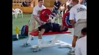 Tagy Parnian NED 3att 200 kg ER  2003 EPF European Mens Benchpress Championships [upl. by Nylynnej734]