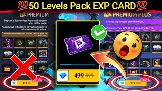 EXP CARD 50 LEVELS PACK EXP CARD FREE FIRE 50 levels pack free fire exp level pack 50 levels [upl. by Divadleahcim512]