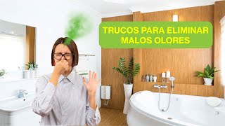 ¿MALOS OLORES 5 TRUCOS para que el BAÑO HUELA siempre BIEN [upl. by Ynor907]