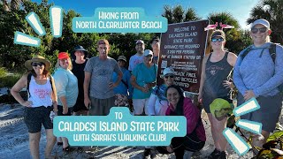 Hiking to Caladesi Island State Park from North Clearwater Beach  Beach Walk  Sarahs Walking Club [upl. by Fenton]