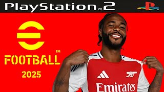 PES 2025 PS2 ISO EFOOTBALL ATUALIZADO DOWNLOAD GRÁTIS [upl. by Nnaycart]