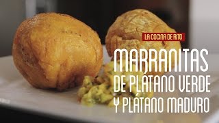 La Cocina de Rito  Marranitas de platano verde y platano maduro [upl. by Essilevi]