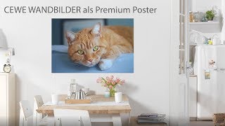 CEWE WANDBILDER als Premium Poster [upl. by Anitsenre769]