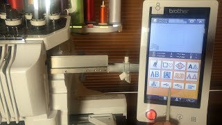 How To Use The Usb Port To Transfer Designs Into The Brother entrepreneur Pro PR1000e [upl. by Akimehs]