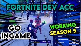 How to GET an In game Fortnite DEV in 2024 For FREE PL Hybrid [upl. by Annonyw]