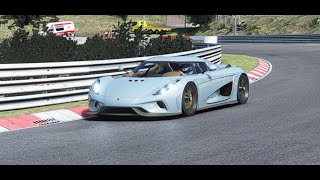 Koenigsegg Regera 2016 on Nürburgring Nordschleife  Assetto Corsa [upl. by Esinaej220]