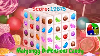 Mahjongg Dimensions  Score 19875 [upl. by Roswell]