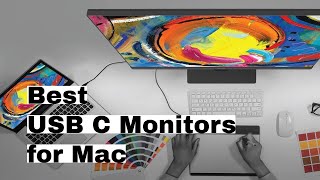 Top USB C Monitors for Mac Devices [upl. by Ayhtak439]