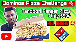 Dominos Pizza Challenge 🍕 Full Review 🤩 FunampFood [upl. by Libb570]