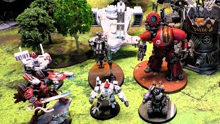 Warhammer 40k  Battlereport 601  Tau vs Adeptus Mechanicum DE [upl. by Buhler]