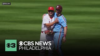 Phillies play intrasquad game in preparation of NLDS [upl. by Pelmas]