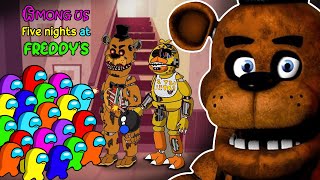 Among Us vs BROWN BEAR  Five Nights at Freddys FULL SEASON  AMONG US ANIMATION [upl. by Eednac]