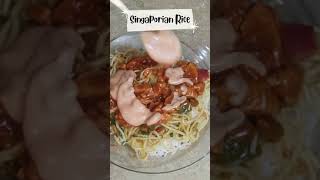 How to Make Easy Singaporean Rice Recipe  Shorts  Authentic Recipe by TechFoody [upl. by Ennaimaj]