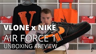 VLONE x Nike Air Force 1 Review amp Unboxing [upl. by Eiblehs]