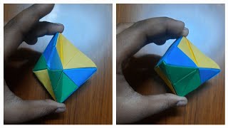 origami hexahedron [upl. by Clevey]