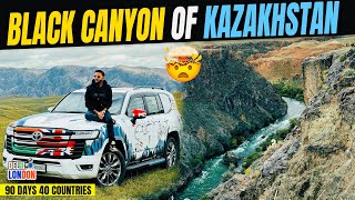 Drive to The Black Canyon Of Kazakstan  Ep  35 India To London Road Trip [upl. by Nyrmac]