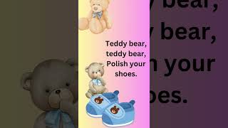 Nursery rhyme Teddy Bear Teddy Bear kidsKBCpro englishrhymes rhymes teddybear kidstv learn [upl. by Goeger103]