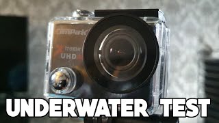 Testing Out The CAMPARK ACT74 Action Camera Underwater [upl. by Sitoeht]