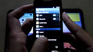 Galaxy ace gts5830i TouchwizResorruction V70 installation and overview [upl. by Nelra]