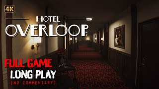 Hotel Overloop  Easy amp Normal modes  Full Game Longplay Walkthrough  4K  No Commentary [upl. by Brunhilda]