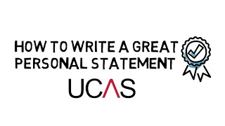 How to write a great personal statement for applying to university [upl. by Corel]