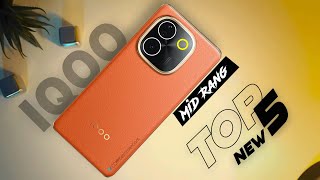 TOP 5  Best IQOO Mid Range Phones 2024iqoophone [upl. by Ailic112]