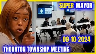 Thornton Township Board Meeting SHOCKS Community on 09102024 [upl. by Enyahc872]