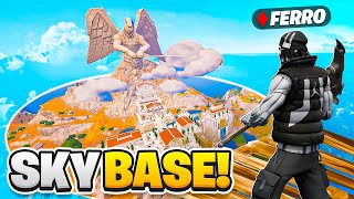 SKYBASE dal MONTE OLIMPO nella NUOVA SEASON su Fortnite ILLEGALE [upl. by Augusto931]