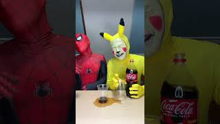 SpiderMan funny video 😂😂😂 with Pikachu  SPIDERMAN Best TikTok January 2023 Part327 shorts [upl. by Idham]