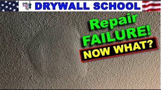 BAD DRYWALL REPAIR Do This [upl. by Wallinga]