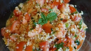 Recette de Taboulé boulgour facile [upl. by Diarmit367]