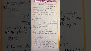 Divisibility Rules The Math Trick That Saves Your Time ll maths divisibility test mathematics [upl. by Eimat]