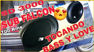 Subwoofer falcon de 12 700 rms bass y love [upl. by Fosdick1]