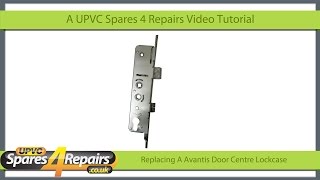 Replacing a Avantis Upvc Door Lockcase [upl. by Sande790]