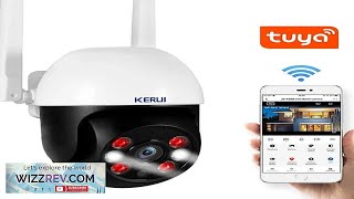 KERUI K268 Tuya 3MP PTZ WiFi IP Wireless Camera Smart Outdoor Home Review [upl. by Lertnek194]